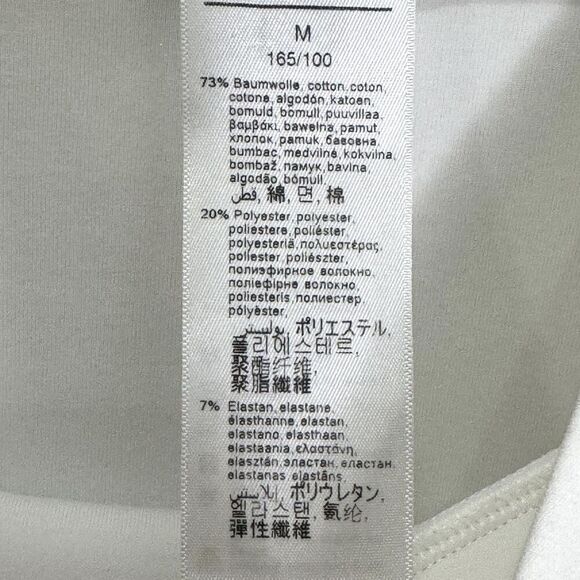 Wolford Sweatshirt Womens Medium White Oversized Mock Neck Asymmetrical Pullover - Picture 5 of 8